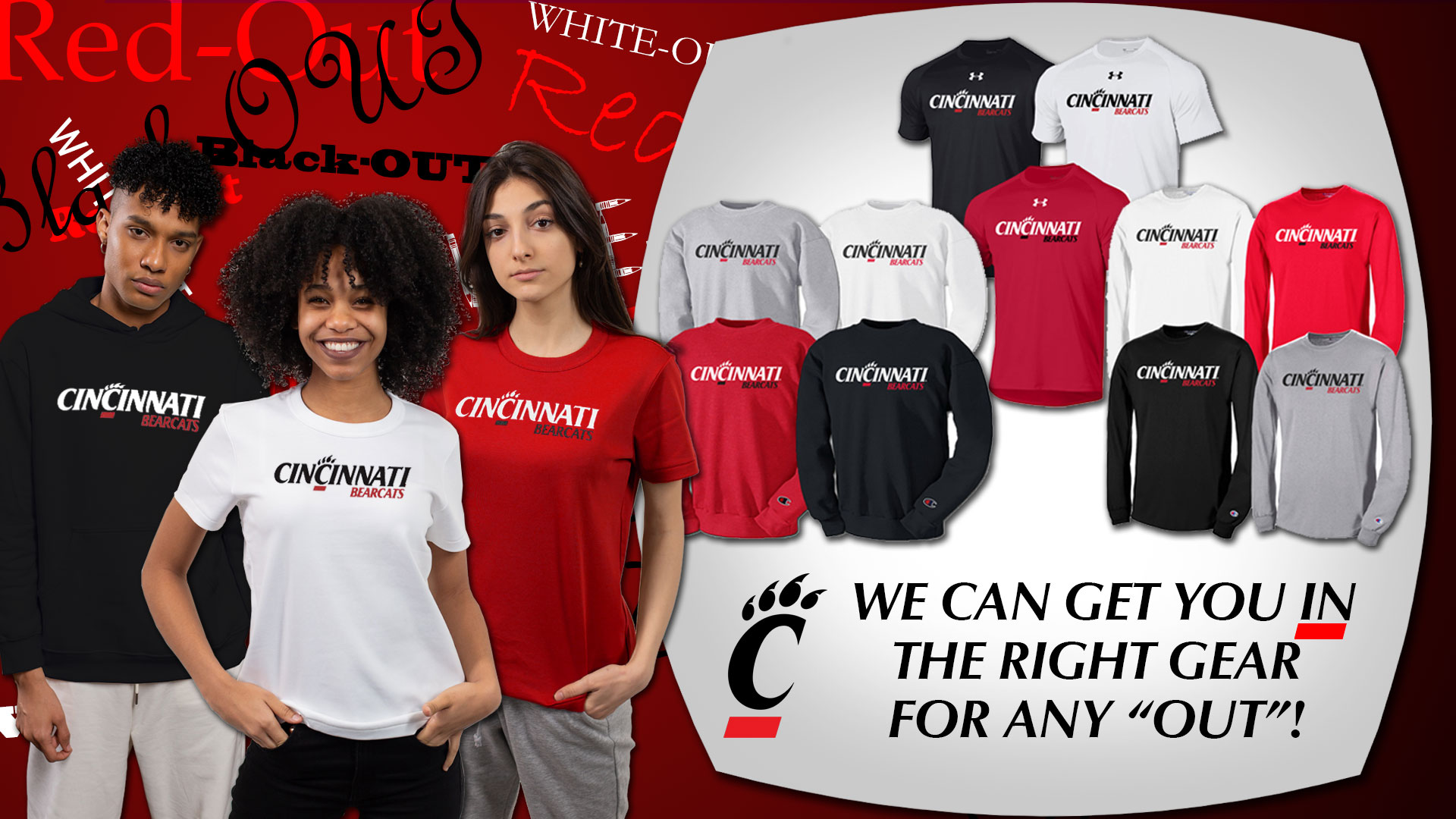 UC Red-Out, Black-Out, White-Out