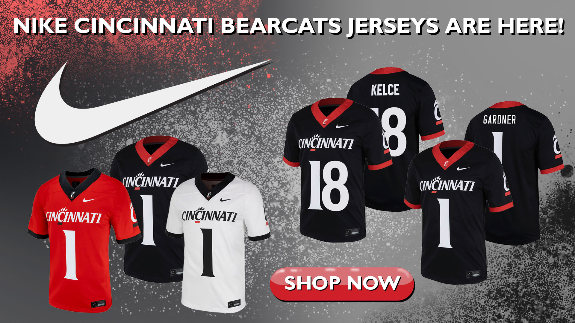 Nike Cincinnati Bearcats Jerseys