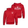 Miami RedHawks Miami M Back-Graphic Hood Image