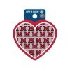 Miami RedHawks Mascot Heart Sticker Image