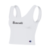 Cincinnati Bearcats Champion Cursive Bearcats Crop Top Image